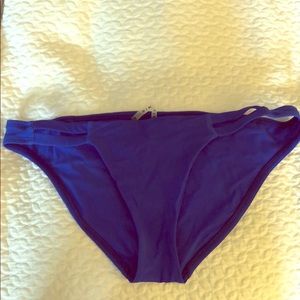 Royal blue bathing suit bottom